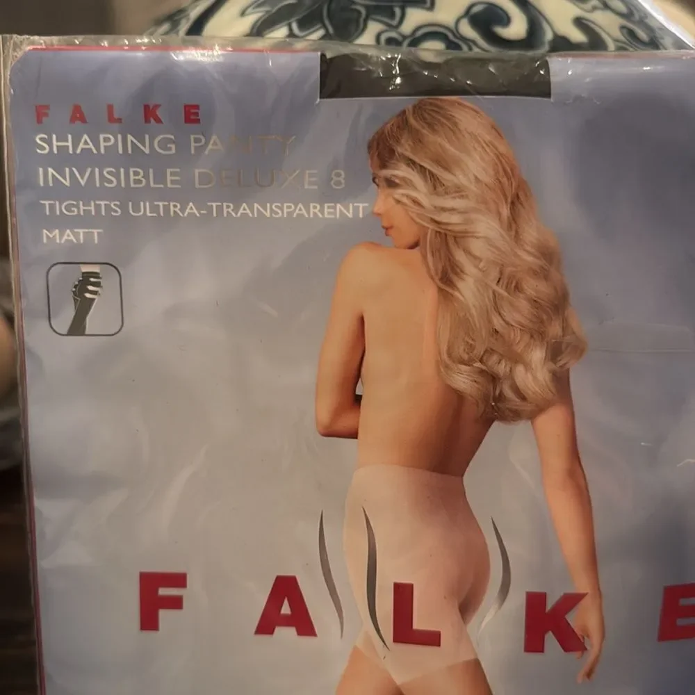 NWT FALKE Shaping Pant tights delux 8-large